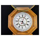 Hanging Oak Wall Clock