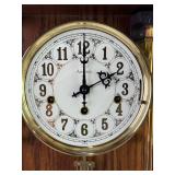 Ansonia Gold Medallion Chiming Wall Clock