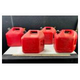 Red Fuel Cans
