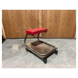 Vintage Snap On Rolling Creeper Seat