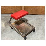 Vintage Snap On Rolling Creeper Seat