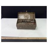 Metal Tool Box & Contents