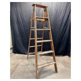 6 Step Wood Ladder