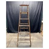 6 Step Wood Ladder