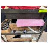 Metal Cart & Contents