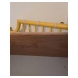 Thomasville Faux Bamboo Dresser & Twin Headboard Yellow Set