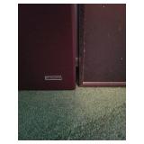 ATL Award Vintage Floor Speakers Pair Woodgrain Cabinet Stereo