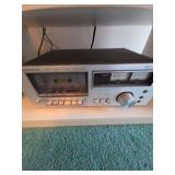 Kenwood KX-550 Stereo Cassette Deck Silver Front Dolby System