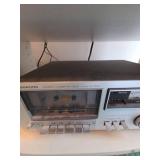Kenwood KX-550 Stereo Cassette Deck Silver Front Dolby System