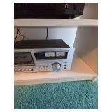Kenwood KX-550 Stereo Cassette Deck Silver Front Dolby System