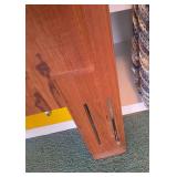 Scandinavian Danish Mid-Century Modern Teak Twin Headboard Made in Denmark 75