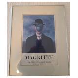 Rene Magritte Galerie Alexandre Iolas Framed Exhibition Poster Print