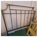 Queen Size Brass Headboard 62x58 Curved Modern Traditional Style