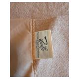 Bates Blanket & Assorted Quilts Coverlets Bedding Lot Blue Peach