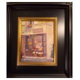 Margaret Fischbeck Signed Oil Painting La Petite Marie Framed 8x10