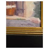 Margaret Fischbeck Signed Oil Painting La Petite Marie Framed 8x10