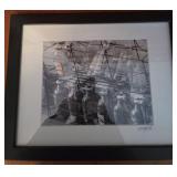 Signed Framed Black & White Photograph St. Petersburg Russia