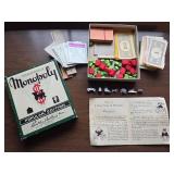 1930s Parker Brothers Monopoly Short Game Add-On Popular Edition
