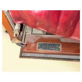 Vintage Kodak Folding Bellows Camera Red Bellows Wood Base Finder