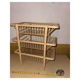 3 Tier Plastic Countertop Organizer Rack Beige Freestanding Storage
