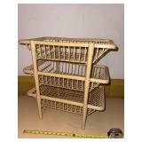 3 Tier Plastic Countertop Organizer Rack Beige Freestanding Storage