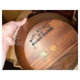 Vintage MCM Teak Dansk Salad Bowl and Burl Walnut Salad Bowl Set Wood Serving Bowls 8 Pc