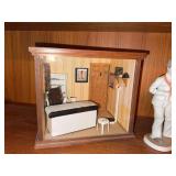 Vintage Medical Theme Decor Lot Diorama Nurse Figurines Waiting Room