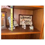 Vintage Medical Theme Decor Lot Diorama Nurse Figurines Waiting Room