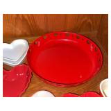 Valentine Heart Serveware Set Le Creuset Chantal Crate & Barrel