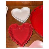 Valentine Heart Serveware Set Le Creuset Chantal Crate & Barrel