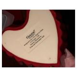 Valentine Heart Serveware Set Le Creuset Chantal Crate & Barrel