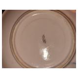 Blue Willow Transferware Tea Set Cups Saucers Creamer Sugar Bowl