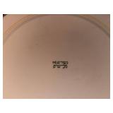 Maddock England Kosher Meat & Milk Dinner Plates Pair Hebrew From the Ship Queen Elizabeth