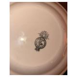 Maddock England Kosher Meat & Milk Dinner Plates Pair Hebrew From the Ship Queen Elizabeth