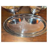 Gorham Silverplate Serving Bowls & Oval Tray Tableware Set
