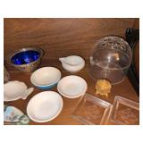 Lot of Assorted Vintage Glass & Porcelain Bowls Dishes Decor