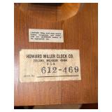 Howard Miller 612-469 Octagonal Wood Wall Clock Battery Quartz