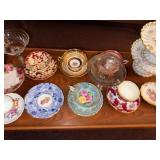 Vintage Mismatched Tea Party China & Glass Serving Pieces Decor Lot