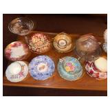 Vintage Mismatched Tea Party China & Glass Serving Pieces Decor Lot