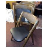 Set of 5 Vintage Coronet Wonderfold Folding Chairs Style 222