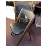 Set of 5 Vintage Coronet Wonderfold Folding Chairs Style 222