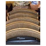 Set of 5 Vintage Coronet Wonderfold Folding Chairs Style 222