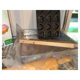 Lot of Assorted Kitchen Bakeware Gadgets Rolling Pins Apple Peeler
