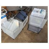 Assorted Rolling Mesh Storage Bins & Plastic Organizers Lot