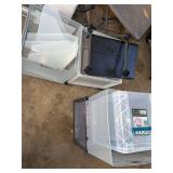 Assorted Rolling Mesh Storage Bins & Plastic Organizers Lot