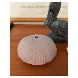 Lot of Assorted Coastal Decor Stone Pelican Coral Sea Urchin