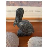 Lot of Assorted Coastal Decor Stone Pelican Coral Sea Urchin