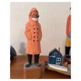 Vintage Nautical Folk Art Figurines & Gloucester Dock Decor Group