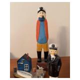 Vintage Nautical Folk Art Figurines & Gloucester Dock Decor Group