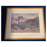 San Diego Museum of Art 1991 Framed Secluded Nature Exhibition Poster